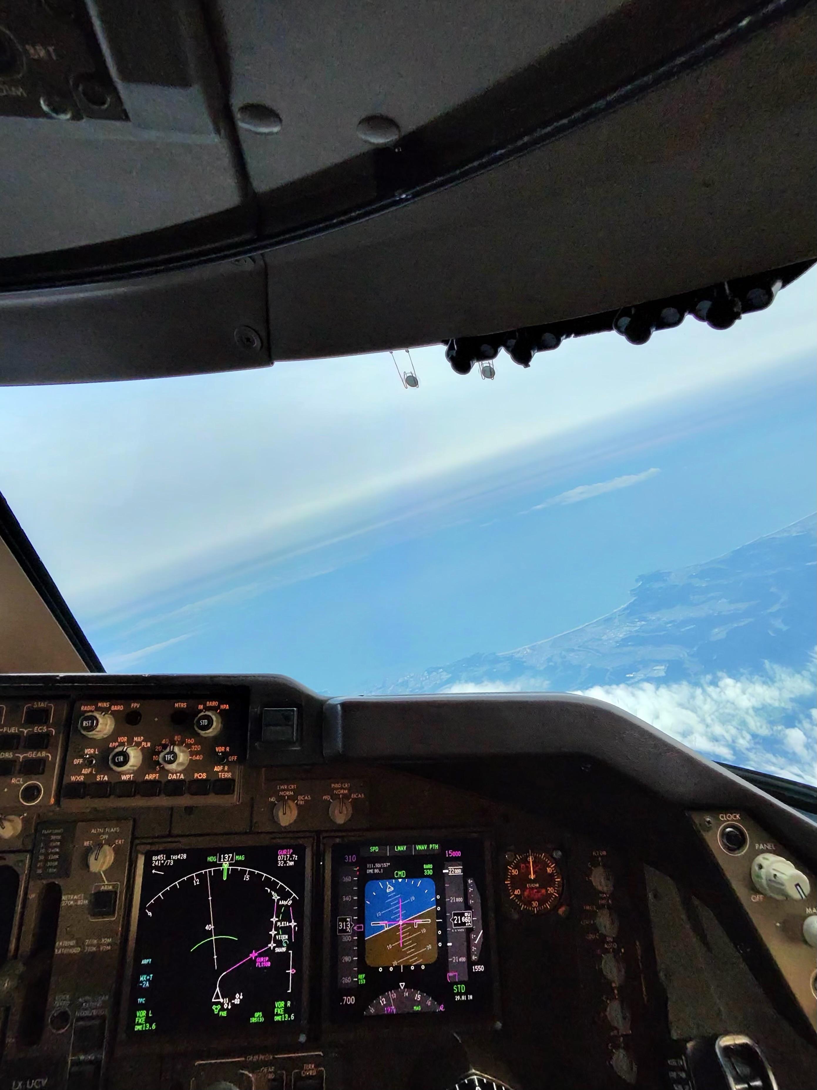 Vista dal cockpit 1